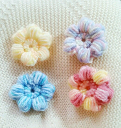 ポコポコお花のモチーフ 8個セット その他素材 *snoWDrop* 通販  