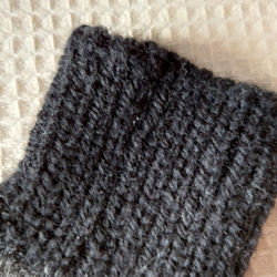 【即納】厚手ニットウール100%の手編み靴下ウールソックス 4枚目の画像