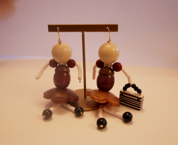 robot earrings 3枚目の画像