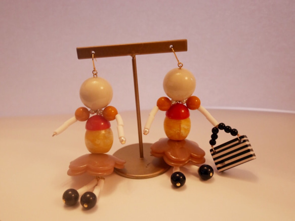 robot earrings 4枚目の画像