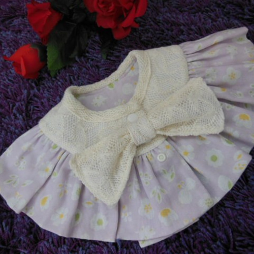 送料無料】ふりふりつけ襟スタイ(ピンクチェック)