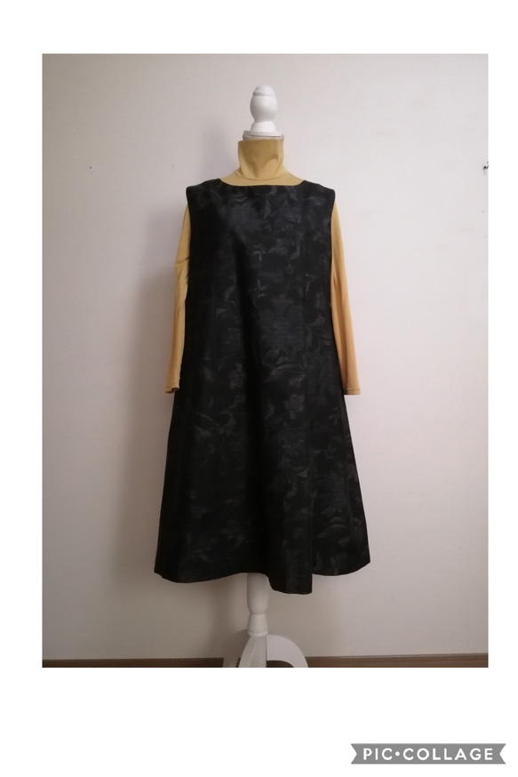 着物リメイク　ワンピース　ハンドメイド 