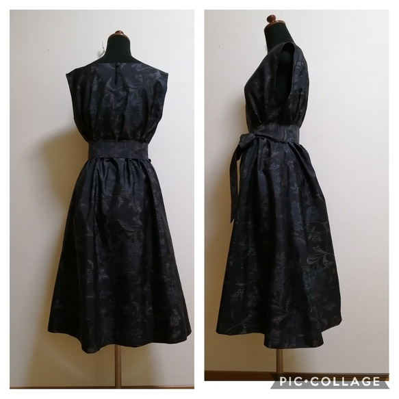 着物リメイク　ワンピース　ハンドメイド 