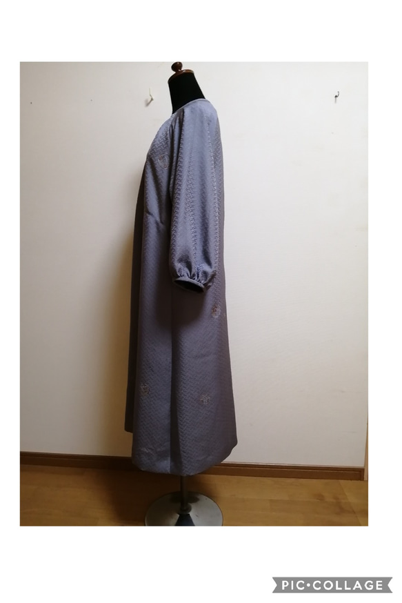 着物リメイク　ワンピース　ハンドメイド 