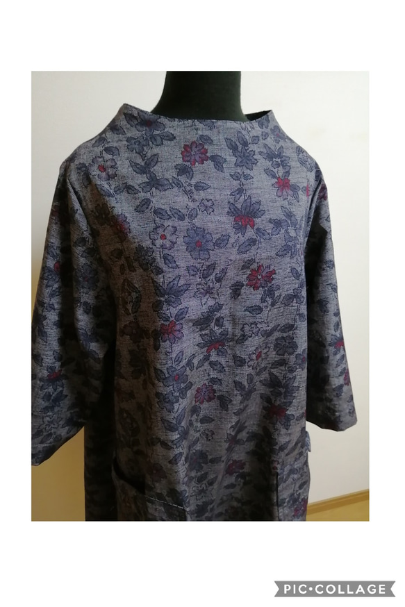 着物リメイク　ワンピース　ハンドメイド 