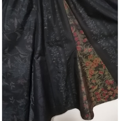着物リメイク　ギャザースカート　ハンドメイド 4枚目の画像