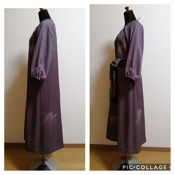 着物リメイク　ワンピース　ハンドメイド 