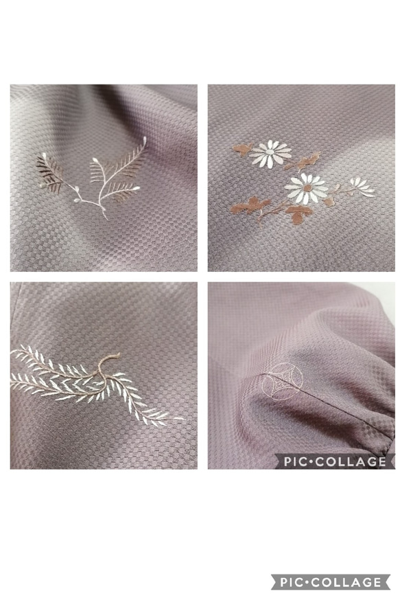 着物リメイク　ワンピース　ハンドメイド 