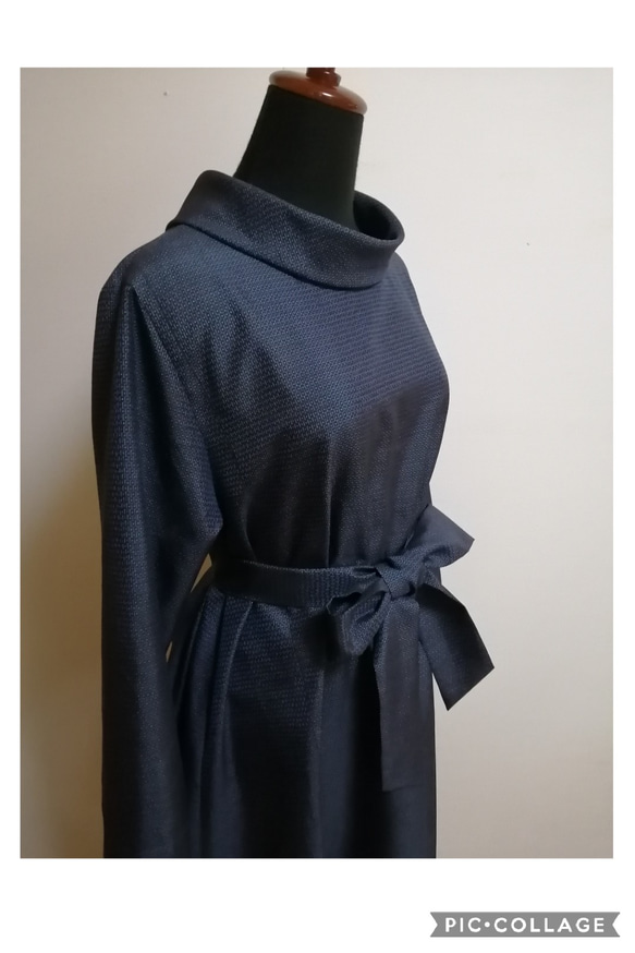 着物リメイク　ワンピース　ハンドメイド 