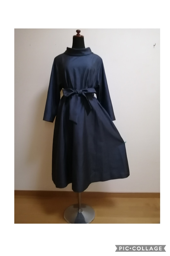 着物リメイク　ワンピース　ハンドメイド 