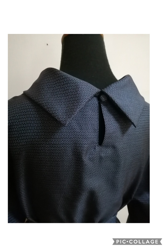 着物リメイク　ワンピース　ハンドメイド 