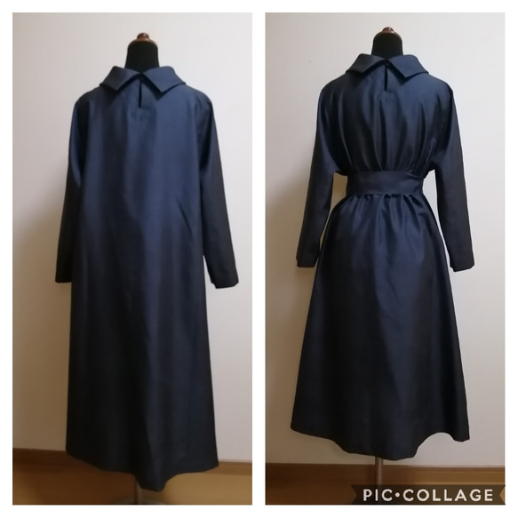 着物リメイク　ワンピース　ハンドメイド 