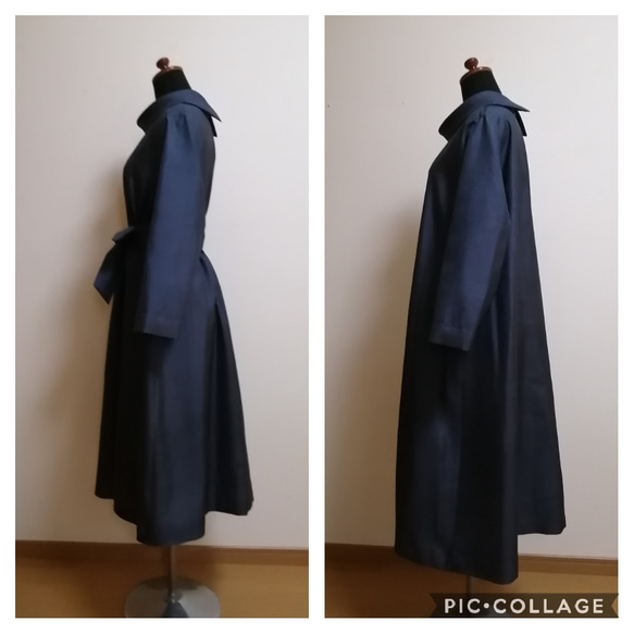 着物リメイク　ワンピース　ハンドメイド 