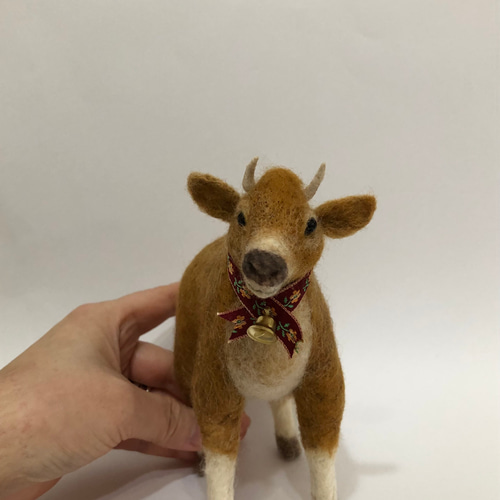 ジャージー牛(羊毛フェルト) ジャージー牛(羊毛フェルト) フェルト 動物