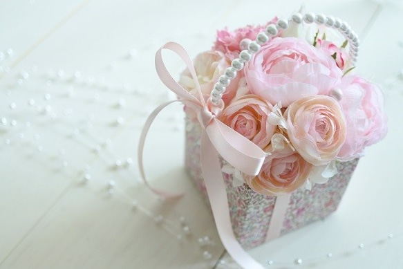 光触媒　 Pastel flower bag 1枚目の画像