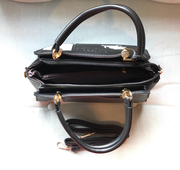 ゾロ 白黒「サスペンス」ハンドバッグ version1 3枚目の画像