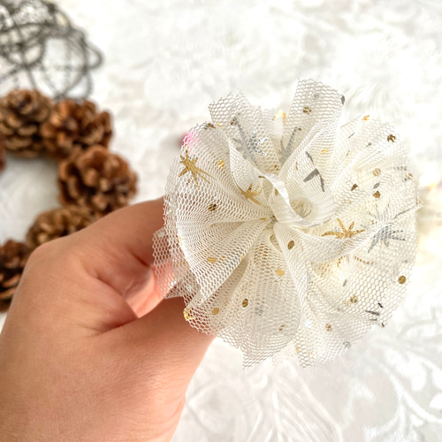 チュールリボン♡ヘアゴム ヘアゴム アート＆手仕事展in鎌倉 通販  