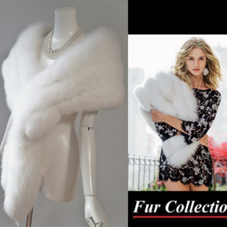『冬支度ハンドメイド2021』フランス女優的なスタイル！フォックスファーストール毛皮ケープマフラー成人式ショール和装洋装 3枚目の画像