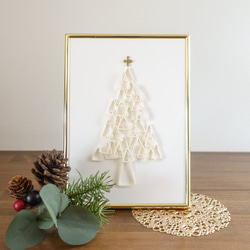 クリスマスツリーのフレーム　さり気なく飾れる大人のシンプルインテリア 6枚目の画像