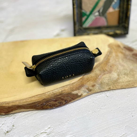 本革】究極のキーケース イタリアンレザー ブルー 便利