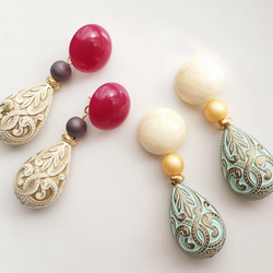 vintage beads【アイボリー】 1枚目の画像