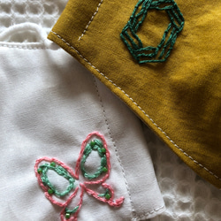 刺繍入り立体マスク☆和柄 2枚目の画像