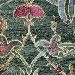 ”春カラーでお部屋のイメージアップ‼︎“トルコの生命の木とチューリップモーフ　オリーブグリーンのクッションカバー 3枚目の画像
