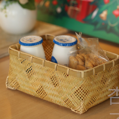 収納する*手提げ袋*包*茶道具*藤編*竹編細工籠*竹細工
