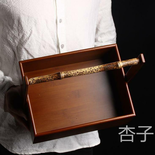 収納ケース 竹製 茶道具 小物入れ籠,