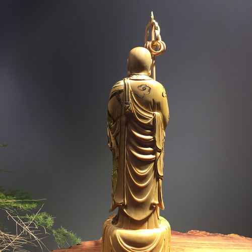木製仏像 地蔵菩薩 蓮の台座 彫刻仏具 仏教美術品 彫刻 杏子の 木製仏像 地蔵菩薩 蓮の台座 彫刻仏具 仏教美術品 彫刻 杏子の
