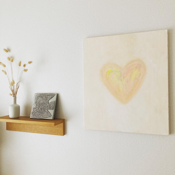 胸いっぱいの愛】絵画 インテリア アート 抽象画 北欧 おしゃれ ハート  