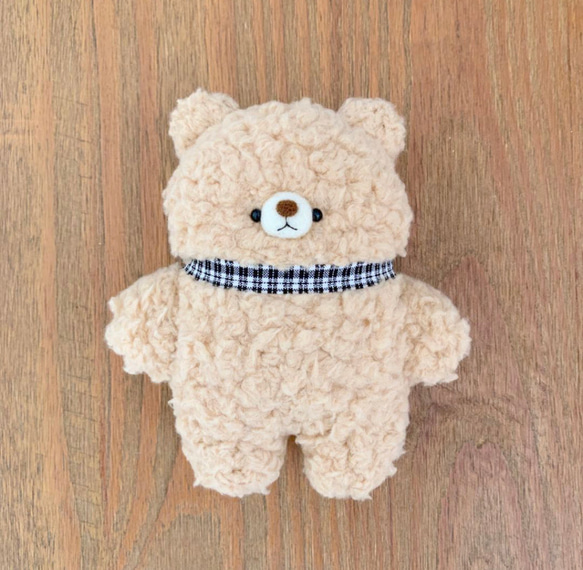 送料無料 クマ くま ぬいぐるみ ハンドメイド ぬいぐるみ ua