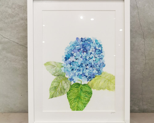 紫陽花 絵画 Masako.w 通販 2298385｜Creema(クリーマ)