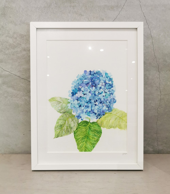 油絵 絵画 【紫の紫陽花】 絵画 HR 通販｜Creema(クリーマ - 絵画