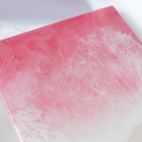 3点セット　カリブ海　ピンクサンドビーチ　エポキシレジンアート　壁掛け レジンアート 海アート エポキシレジンアート インテリア 壁掛け