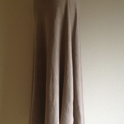 organic cotton Lakshimi skirt 土の色 3枚目の画像