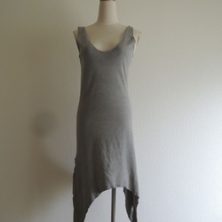 organic cotton Lakshmi dress　夜の空色 1枚目の画像