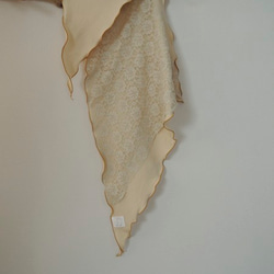 organic cotton Padma Multi Wrap with Lace おひさま色 2枚目の画像