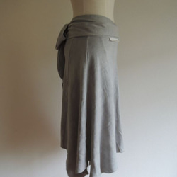 organic cotton Prana skirt　夜の空色 3枚目の画像