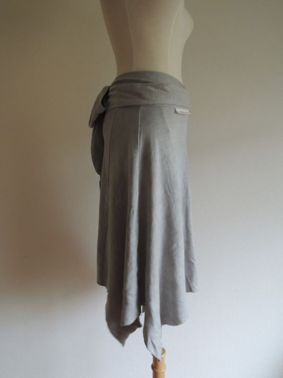 organic cotton Prana skirt　夜の空色 3枚目の画像