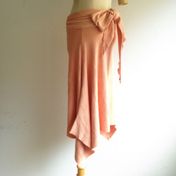 organic cotton Prana skirt　蓮華色 1枚目の画像