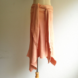 organic cotton Prana skirt　蓮華色 7枚目の画像