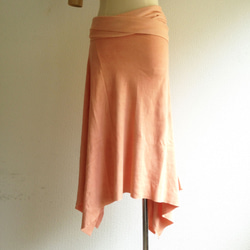 organic cotton Prana skirt　蓮華色 10枚目の画像