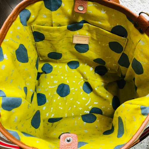 ハンドメイド　トートバッグ 【富士金梅帆布8号】 帆布 富士金梅 8号2wayトートバック | iichi 日々の暮らしを