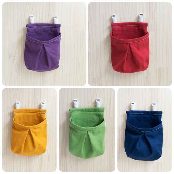 男の子ママが作った移動ポケット【帆布】ビビット 入学準備 入園準備　入園入学2026 2枚目の画像