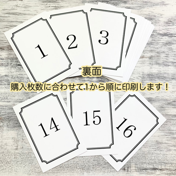 結婚式などに♪ポーズカード！送料込3枚300円〜 4枚目の画像