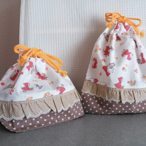 巾着2枚組 その他入園グッズ MapleLand 通販 803028｜Creema