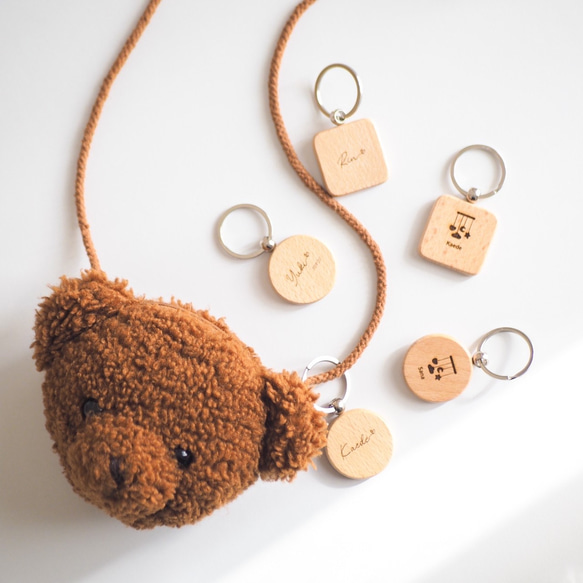 オリジナルネームキーホルダー ハート〈name key ring 8 〉 4枚目の画像