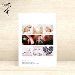 【データ販売】母子手帳カバー ＊写真いっぱい＊ Fデザイン 3枚目の画像
