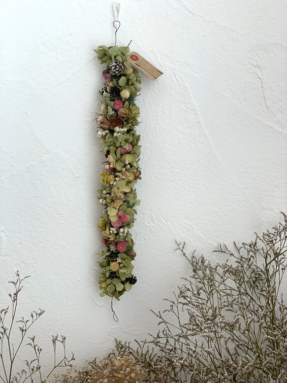 ユーカリと木ノ実と花々のミルフィーユガーランド ユーカリのミルフィーユガーランド